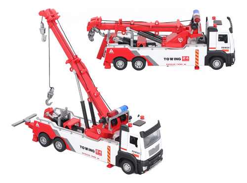 Vehículo De Ingeniería Modelo 1:32, Camión Grúa De Juguete P