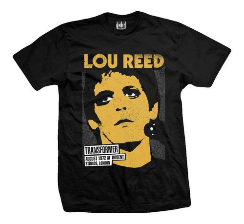Imagen 1 de 2 de Remera Lou Reed  Transformer 