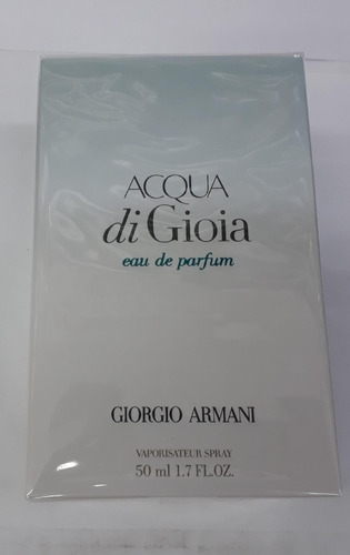 Perfume Acqua Di Gioia Edp Giorgio Armani X 50 Ml Original