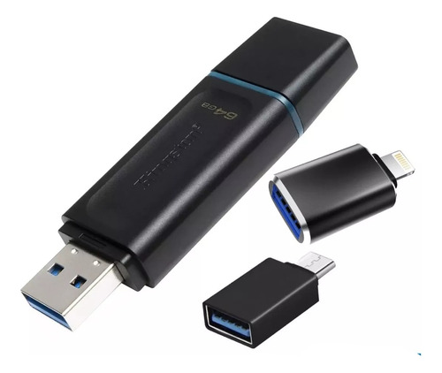 Memoria Usb Pendrive Celular iPhone Ios Android Pc 64gb Otg 