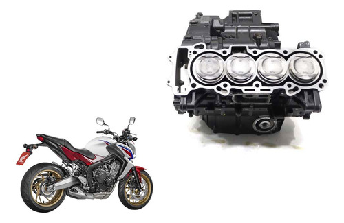 Bloco Carcaça Motor Jogo Com Pistão Honda Cb 650 F 14-19 C (Usado)