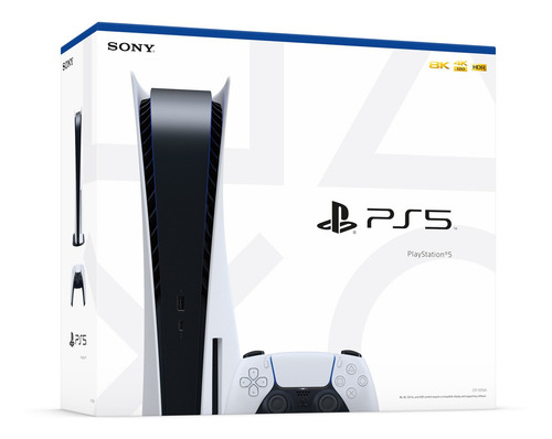 Sony PlayStation 5 825GB Standard color blanco y negro