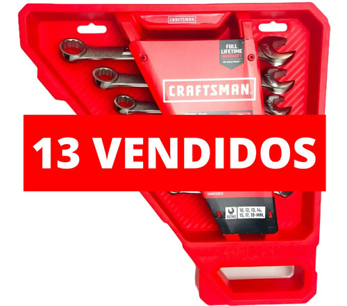 Craftsman 7 Llaves Milimetricas De 10 A  19 Mm * Original