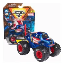 Comprar Monster Jam Monster Truck Marvel Capitan America Escala 1:64