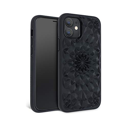 Felony Case iPhone 12 Mini Case - Stylish Matte Black Kaleid