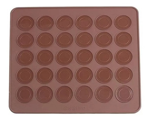 Imagen 2 de 9 de Placa Molde De Silicona Macarons X30 Cavidade Repostería