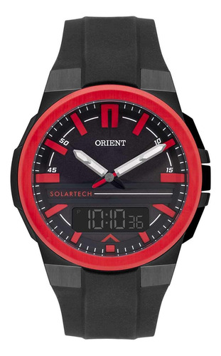 Relógio Masculino Orient Mtspa004 P1px Anadigi Solar
