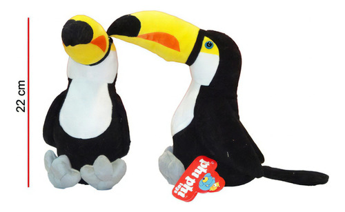 Tucan De Peluche 22 Cm Phi Phi Toys 2394