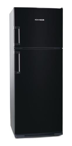 Imagen 1 de 3 de Heladera Kohinoor Khd43/7 Negro Mate Con Freezer 413lts !