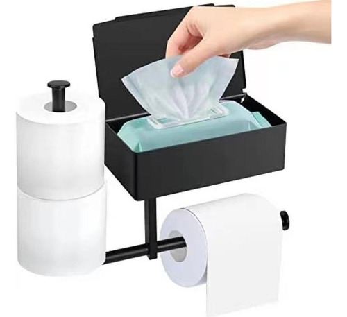Portarrollos De Papel Higiénico Con Estante Portarrollos De