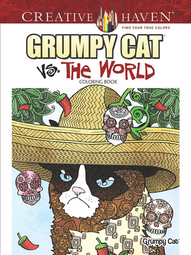 Libro: Creative Haven Grumpy Cat Vs. The World Coloring Book