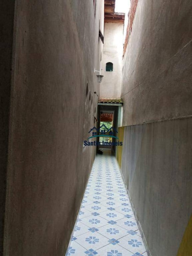 Sobrado Com 4 Quartos (01 Suíte ) 03 Ou Mais Vagas De Veículos À Venda, 180 M² Por R$ 600.000 - Parque Gerassi - Santo André/sp - So0427
