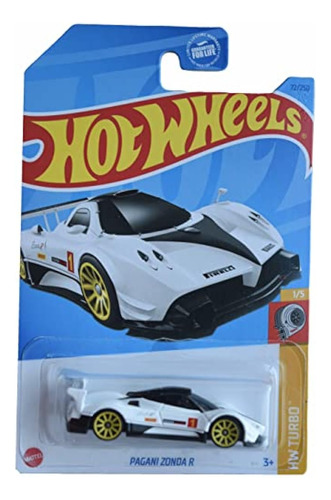 Hot Wheels Pagani Zonda R, Hw Turbo 1/5, Blanco