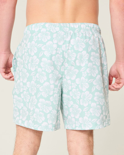 Traje De Baño Para Hombre Playa Short Bañadore Rapido Secado Azul Claro M