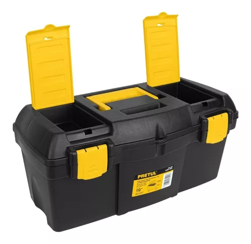 Caja De Herramientas 13″ 33cm Con Compartimentos Pretul