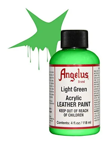 Pinturas Para Cuero Color Verde Claro 4 Onza Estándar