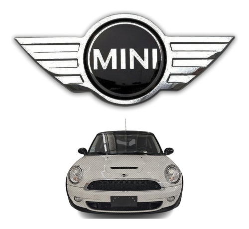 Insignia Emblema Mini Cooper Metalica Baseplana Tuningchrome