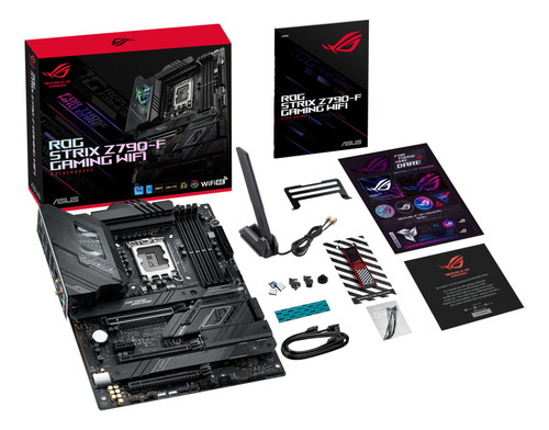 Motherboard Asus Rog Strix Z790-f Gaming Wifi Pcie 5.0 Pcreg Color Negro