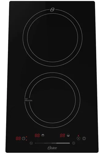 Cooktop Por Indução 2 Bocas Oster Touch Screen 2 Em 1