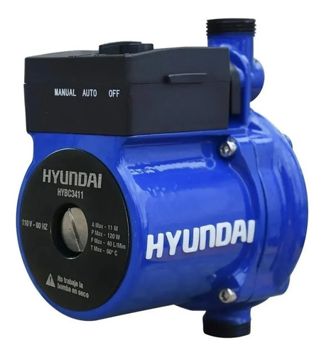 Bomba Presurizadora Automatica Hyundai Hyp120 0,16hp - Tyt