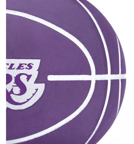 Minibola de Basquete Wilson NBA Los Angeles Lakers Dribbler em