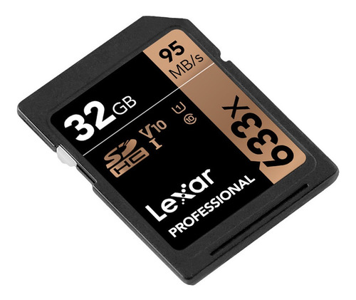 Tarjeta de memoria Lexar LSD32GCB1-633 Professional 633x con adaptador SD 32GB