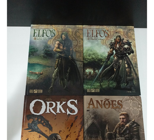Hqs Elfos Vol 1 E 2 + Anões + Orks