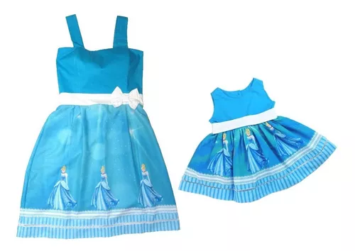 Vestido Cinderela Luxo Mãe e Filha, Elo7 Produtos Especiais