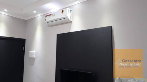 Imagem 3 de 14 de Sa0186- Sala Mobiliada Em Ótima Localização No Villa Branca - Sa0186