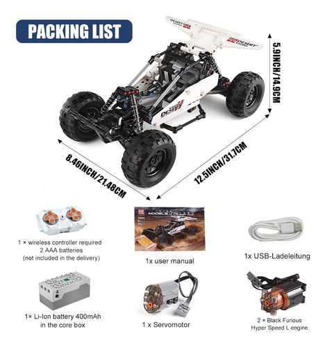 Mould King 18001 Desert Racing - Kit De Constr
