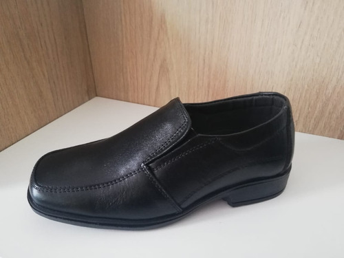 Zapato Colegial Clásico Para Niño En Cuero