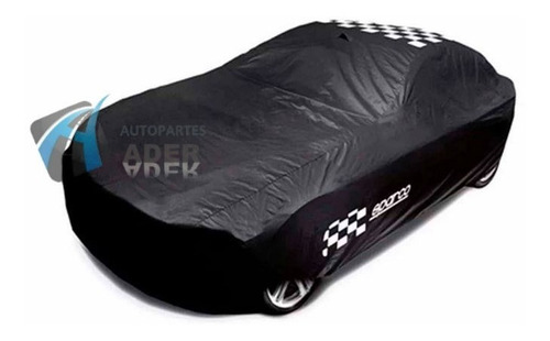 Sparco Funda Cubre Auto Negra Talle L Impermeable Reforzada