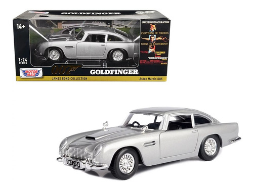 Aston Martin Db5 Motormax 007 Goldfinger 1/24 James Bond