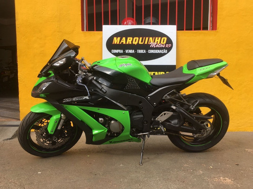 Imagem 2 de 7 de Kawasaki Ninja Zx10 1000 Verde 2012