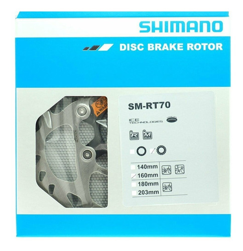 Rotor Shimano Slx Sm- Rt70 Center Lock Ice Tech (160mm)