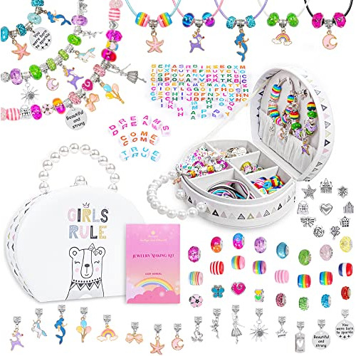 Kit De Fabricación De Pulseras De Charms Niñas Partir...