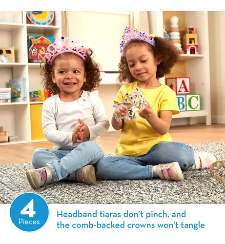 Tiaras Para Jugar A Disfrazarse 4 Piezas