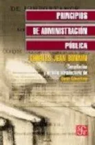 Comprar Principios De Administración Pública, Bonnin, Fce