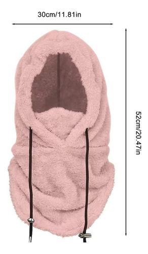 Evd-x Balaclava Premium Invierno Pasamontañas Bandana Frío Rosa Invierno Unitalla Adulto