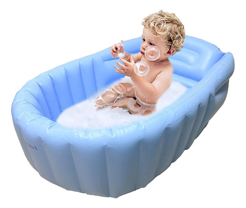 Infant Inflatable Tub, Portable Toddler Tub, Non-slip Neonat