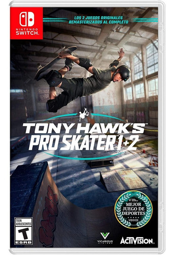 Tony Hawk Pro Skater 1+2 Nintendo Switch Fisico Sellado Ade
