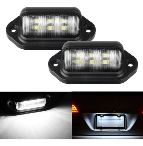 Par Luz Patente 6 Led Universal Autos Camionetas 12v