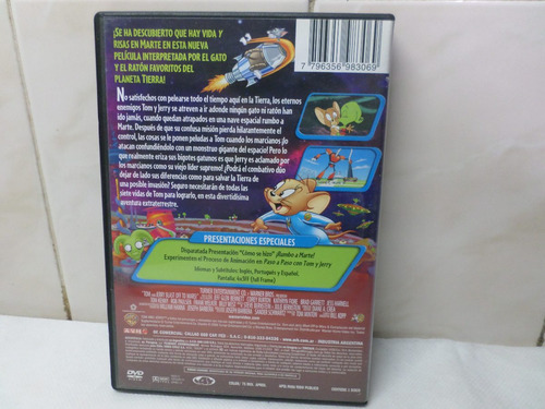 Tom Y Jerry Rumbo A Marte Dvd Original