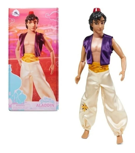 Boneco Aladdin Disney Store Uk - Pronta Entrega Rj