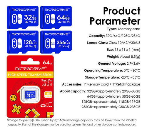 Microdrive Memoria Micro Sd Game Pro 4k 128gb Clase10 A2 V30