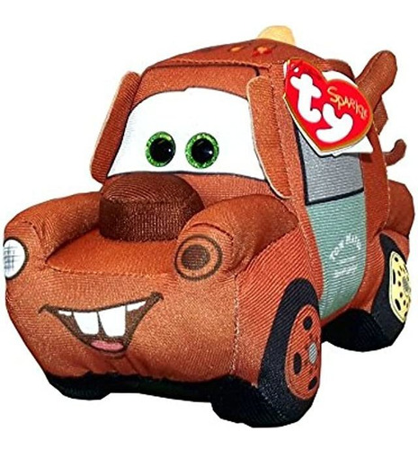 Ty Disney Pixar Cars 3 Mater - Juguete De Peluche, 5 X 4 X 