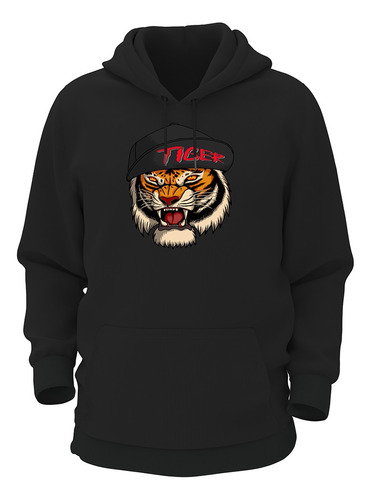 Blusa Moletom Canguru Tiger Tigre Ferroz Roupa Dtf