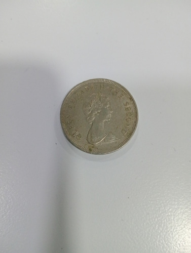 Moneda De One Dollar Hong Kong, Reina Isabel 