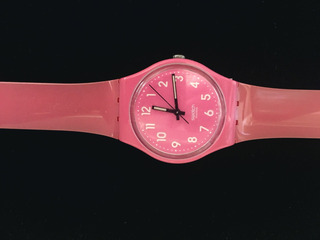 Swiss En Pulsera Libre Mujer Swatch Reloj Mercado Relojes Rosa mnv8ONw0