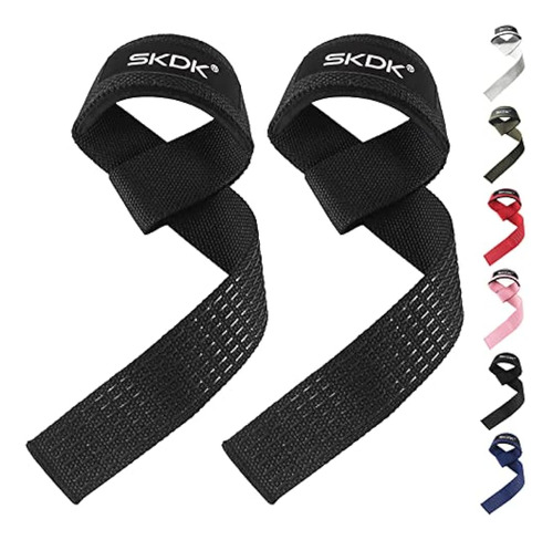 Skdk Cotton Hard Pull Wrist Lifting Straps Grips Band-deadli